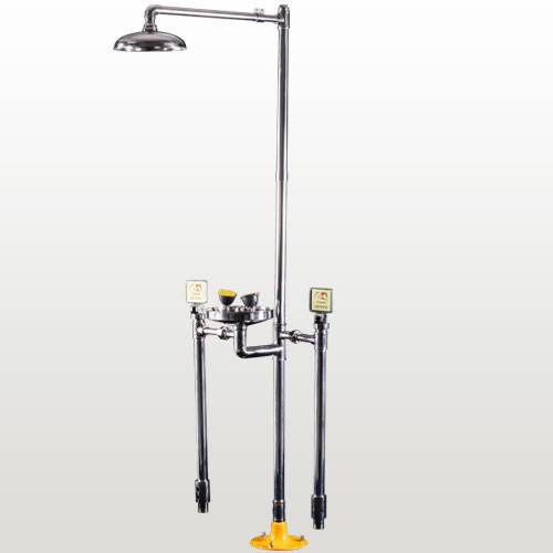 Buried double rod eye washer