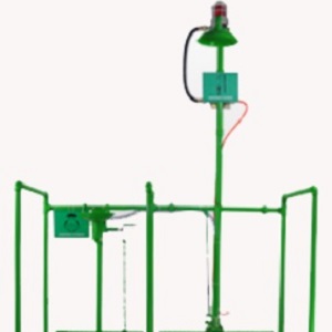Fence eye wash station